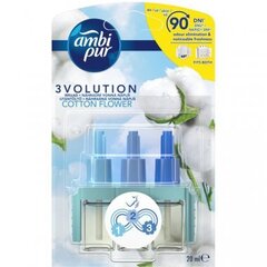 Ilmanraikastin Ambi Pur 3volution puuvillakukka, 20 ml hinta ja tiedot | Ilmanraikastimet | hobbyhall.fi