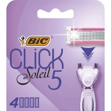 Bic Click Soleil 5 parranajopäätä, 4 kpl hinta ja tiedot | Parranajo ja karvanpoisto | hobbyhall.fi