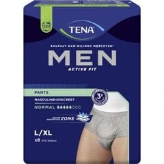 Miesten Tena Men Pants Normal Grey L/XL OTC, 8 kpl hinta ja tiedot | Aikuisten vaipat ja inkontinenssisuojat | hobbyhall.fi