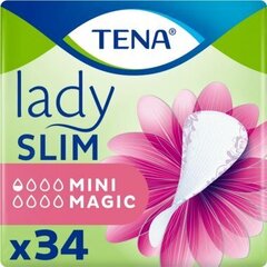 Tena Lady Slim Mini Magic, 34 kpl hinta ja tiedot | Aikuisten vaipat ja inkontinenssisuojat | hobbyhall.fi