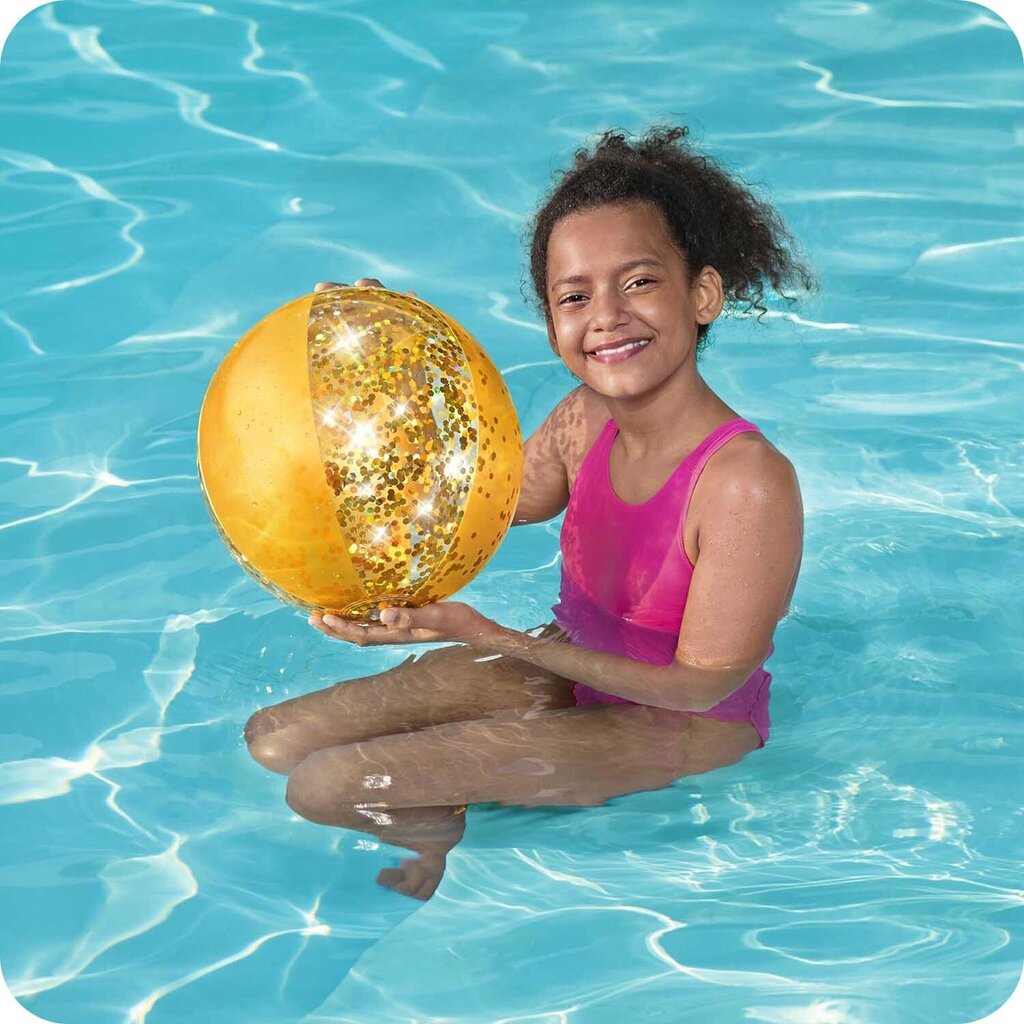 Rantapallo, 41cm, vaaleanpunainen hinta ja tiedot | Puhallettavat vesilelut ja uima-asusteet | hobbyhall.fi