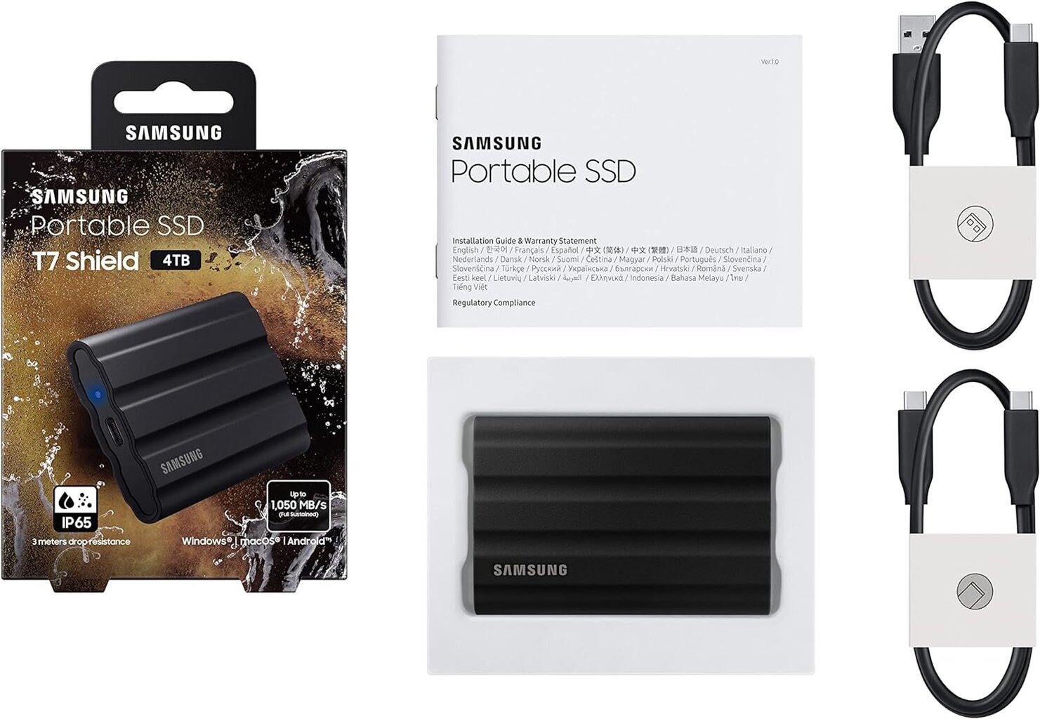 Samsung T7 Shield Portable SSD 2TB hinta ja tiedot | Ulkoiset kovalevyt | hobbyhall.fi