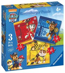 Puzzle 3in1 Ryhmä Hau hinta ja tiedot | Ravensburger Polska Lapset | hobbyhall.fi