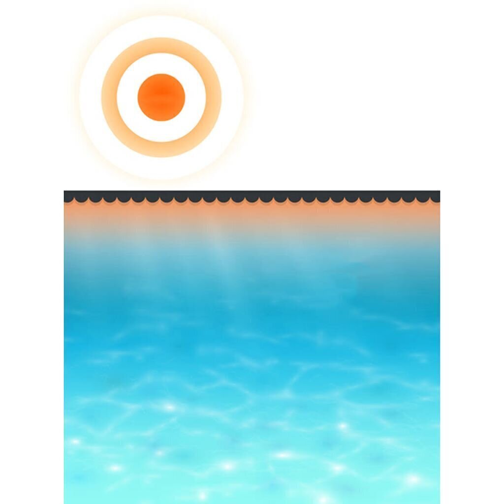 vidaXL Kelluva uima-altaan aurinkoenergiakalvo 6 x 4 m Musta hinta ja tiedot | Uima-allastarvikkeet | hobbyhall.fi