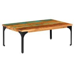 vidaXL Sohvapöytä 100x60x35 cm kierrätetty puu hinta ja tiedot | Sohvapöydät | hobbyhall.fi