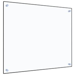 vidaXL Keittiön roiskesuoja läpinäkyvä 70x60 cm karkaistu lasi hinta ja tiedot | vidaXL Huonekalut ja sisustus | hobbyhall.fi