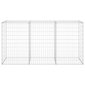 vidaXL Gabion-kivikori kansilla galvanoitu teräs 200x60x100 cm hinta ja tiedot | Aidat ja tarvikkeet | hobbyhall.fi