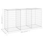 vidaXL Gabion-kivikori kansilla galvanoitu teräs 200x60x100 cm hinta ja tiedot | Aidat ja tarvikkeet | hobbyhall.fi