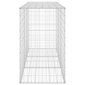 vidaXL Gabion-kivikori kansilla galvanoitu teräs 200x60x100 cm hinta ja tiedot | Aidat ja tarvikkeet | hobbyhall.fi