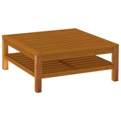 vidaXL Sohvapöytä 65x65x35 cm täysi akaasiapuu hinta ja tiedot | Sohvapöydät | hobbyhall.fi