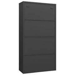 vidaXL Pukukaappi antrasiitti 90x40x180 cm teräs hinta ja tiedot | Kaapit | hobbyhall.fi