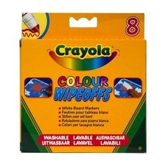 CRAYOLA Valkotaulumarkkerit, 8 kpl hinta ja tiedot | Taide- ja askartelutarvikkeet | hobbyhall.fi