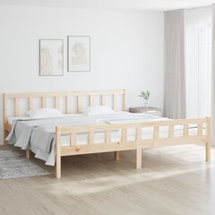 vidaXL Sängynrunko täysi puu 180x200 cm 6FT hinta ja tiedot | Sängyt | hobbyhall.fi