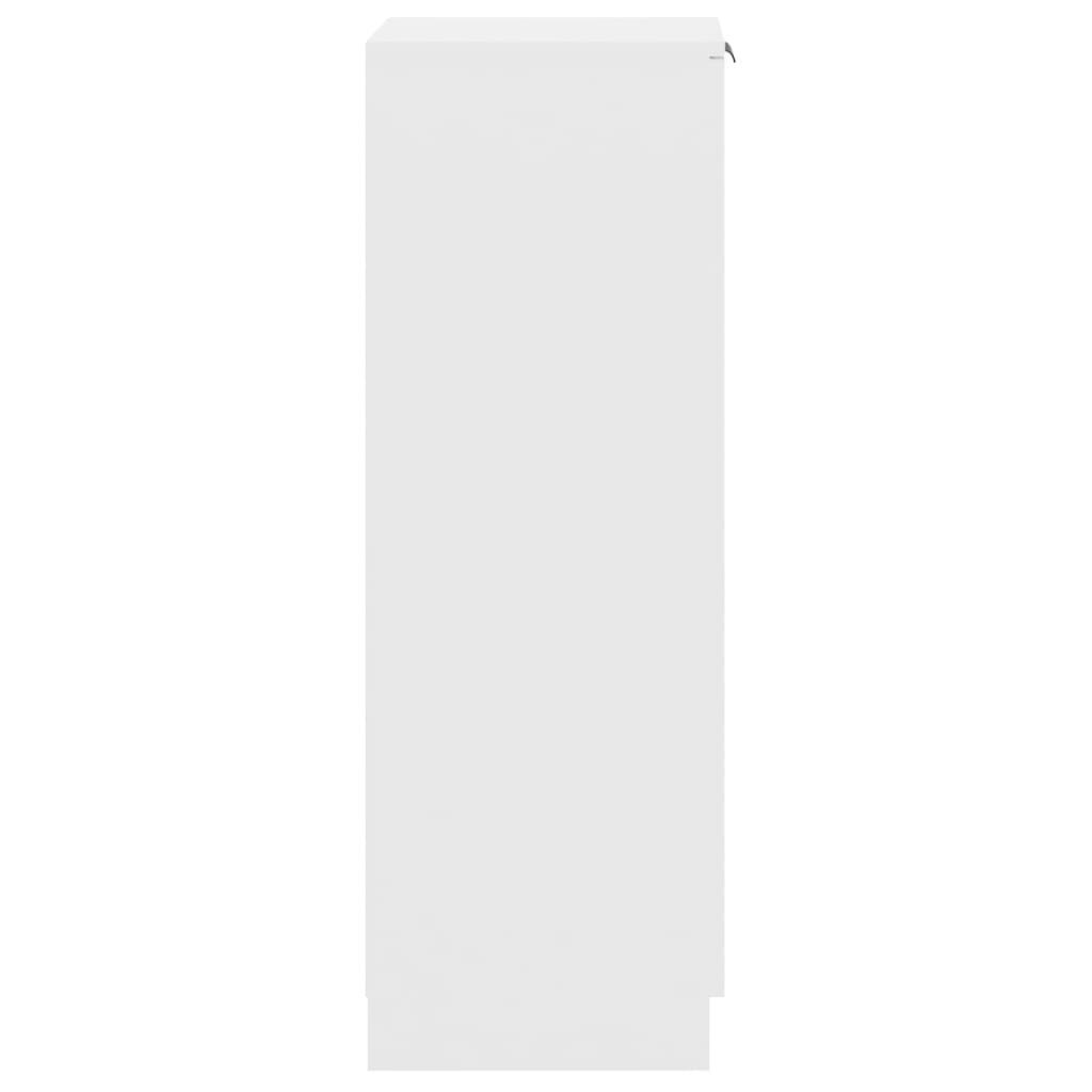 vidaXL Kenkäkaappi valkoinen 30x35x100 cm tekninen puu hinta ja tiedot | Kenkäkaapit ja -hyllyt | hobbyhall.fi