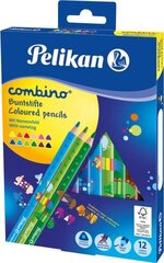 Pelikan värikynät, combino, 12 väriä hinta ja tiedot | Taide- ja askartelutarvikkeet | hobbyhall.fi