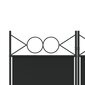 vidaXL 5-paneelinen Tilanjakaja musta 200x220 cm kangas hinta ja tiedot | Sermit ja tilanjakajat | hobbyhall.fi