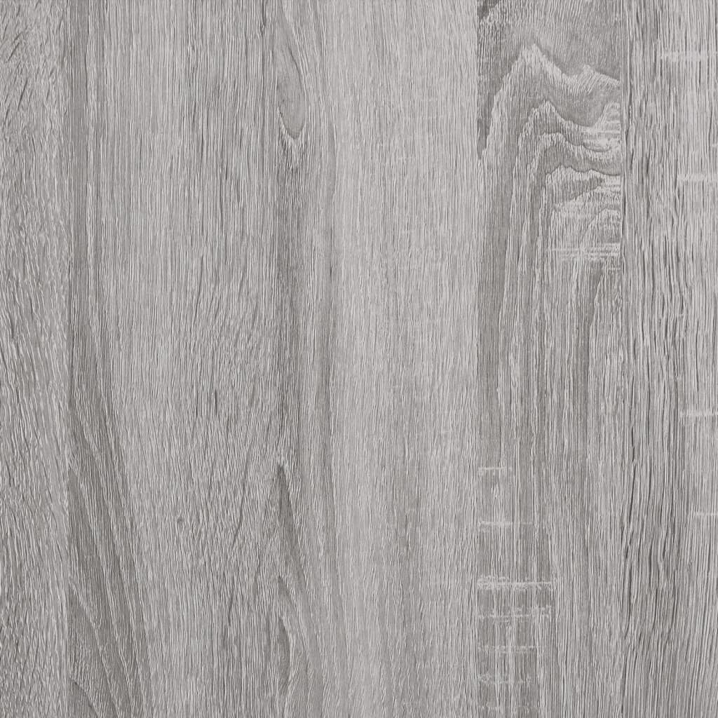vidaXL Sivukaappi laatikolla harmaa Sonoma 40x50x75 cm tekninen puu hinta ja tiedot | Olohuoneen kaapit ja lipastot | hobbyhall.fi
