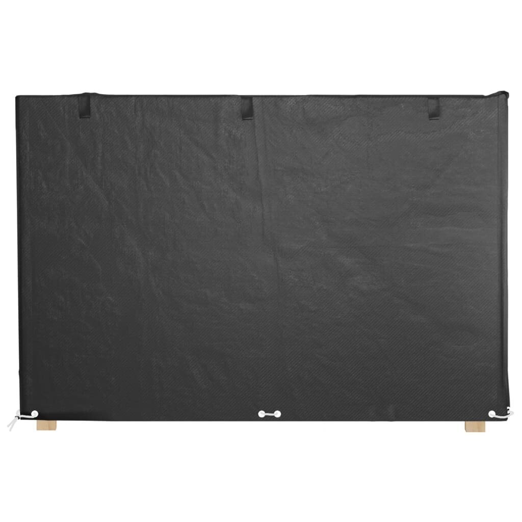 vidaXL Keinun penkinsuoja 12 purjerengasta 215x150x130/150 cm PE hinta ja tiedot | Istuintyynyt, pehmusteet ja päälliset | hobbyhall.fi