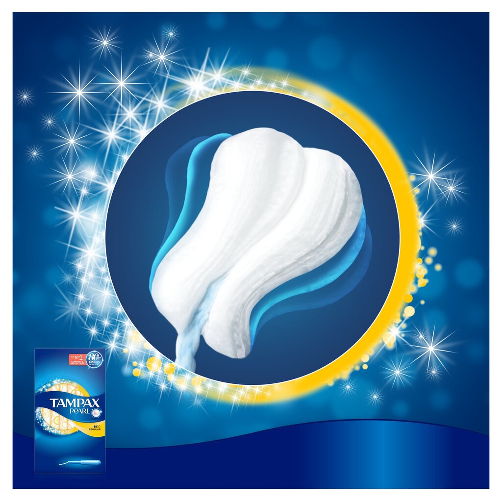 Tamponit Tampax Pearl Regular 18 kpl hinta ja tiedot | Tamponit ja terveyssiteet | hobbyhall.fi