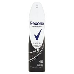 Deodorantti Rexona Invisible Musta-valkoinen, 150 ml hinta ja tiedot | Deodorantit | hobbyhall.fi