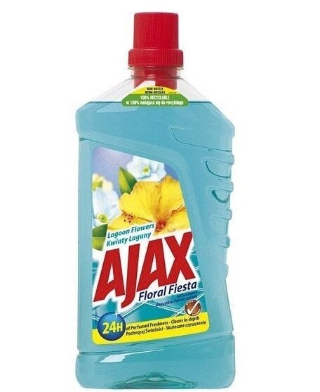 Lattianpesuaine Ajax Floral Lagoon Flowers, 1 l hinta ja tiedot | Puhdistusaineet | hobbyhall.fi