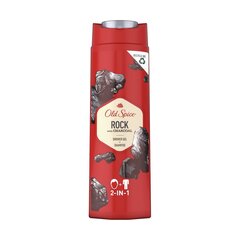 Suihkugeeli ja shampoo Old Spice Rock hiilellä, 2 in 1, 400 ml hinta ja tiedot | Old Spice Hajuvedet ja kosmetiikka | hobbyhall.fi