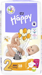 Lasten vaipat Bella Baby Happy mini 3-6 kg, 38 kpl hinta ja tiedot | Happy Vauvatarvikkeet | hobbyhall.fi