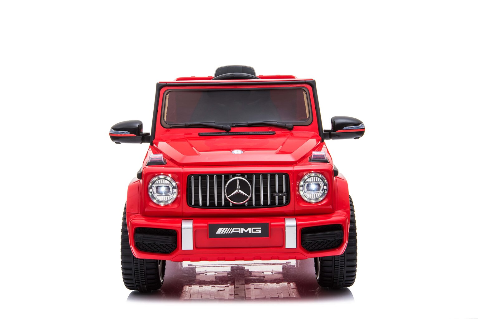 Mercedes G63 AMG yksipaikkainen sähköauto, punainen hinta ja tiedot | Lasten sähköautot | hobbyhall.fi