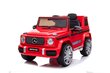Mercedes G63 AMG yksipaikkainen sähköauto, punainen hinta ja tiedot | Lasten sähköautot | hobbyhall.fi