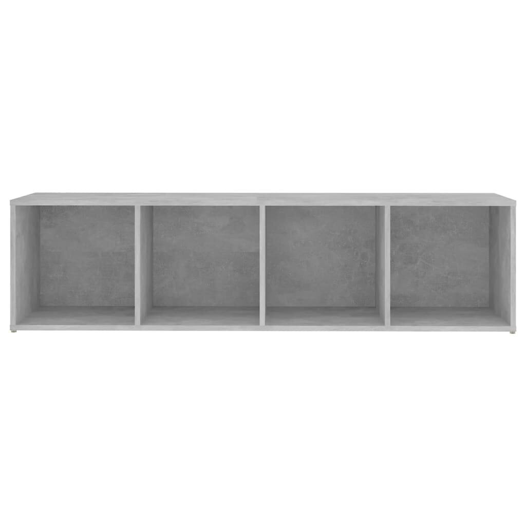 vidaXL TV-taso betoninharmaa 142,5x35x36,5 cm lastulevy hinta ja tiedot | TV-tasot | hobbyhall.fi