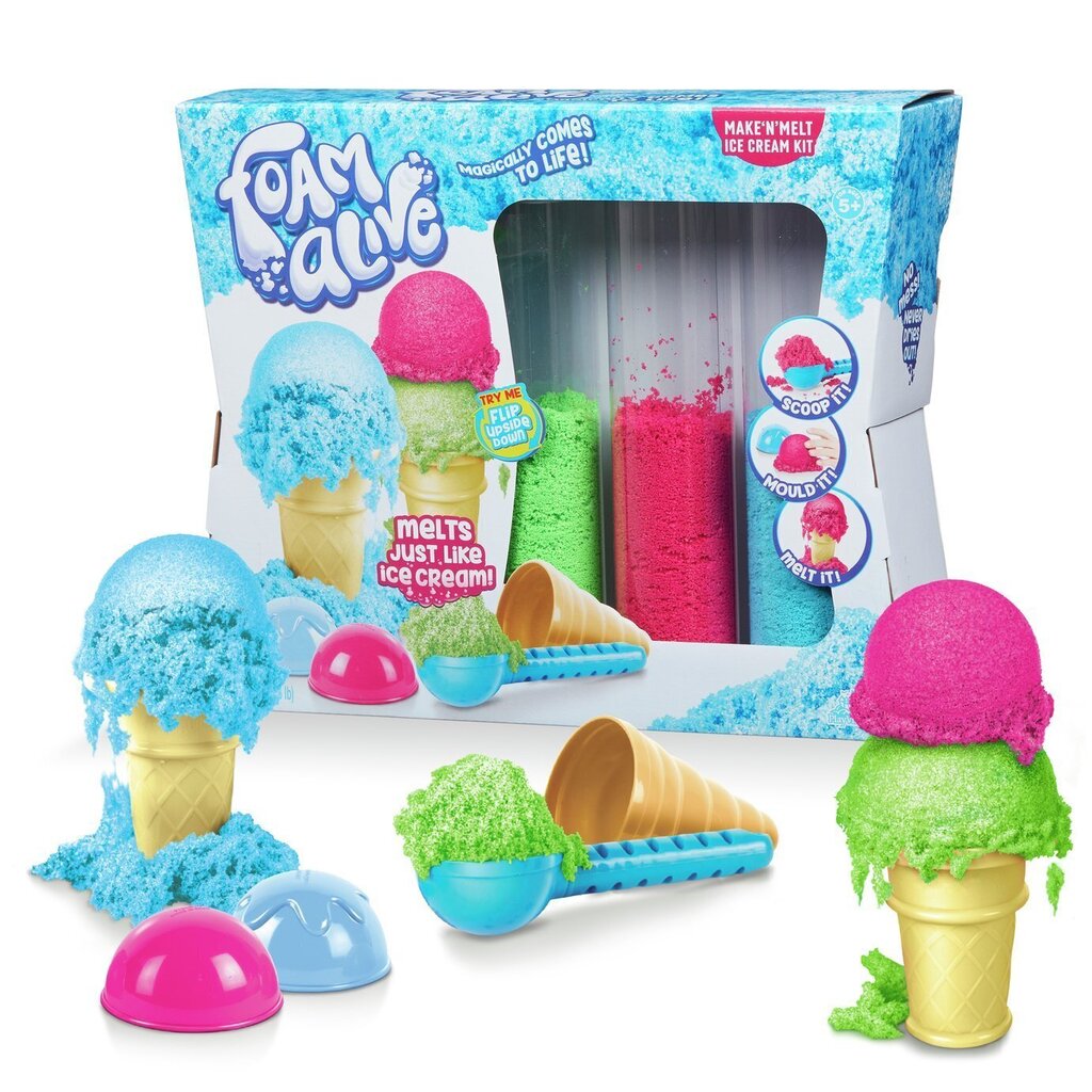 FOAM ALIVE lima Ice Cream Set hinta ja tiedot | Kehittävät lelut | hobbyhall.fi