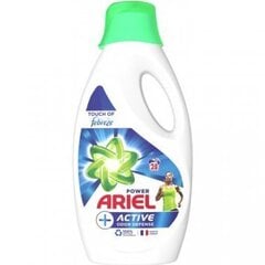 Pesugeeli Ariel Power liquid + active odor defense, 28 pesukertaa, 1,54 l hinta ja tiedot | Pyykinpesuaineet | hobbyhall.fi