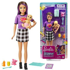 Barbie Skipper-nukke vauvan ja tarvikkeiden kanssa hinta ja tiedot | Tyttöjen lelut | hobbyhall.fi