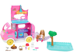 Barbie-nukke asuntoauton ja tarvikkeiden kanssa hinta ja tiedot | Tyttöjen lelut | hobbyhall.fi