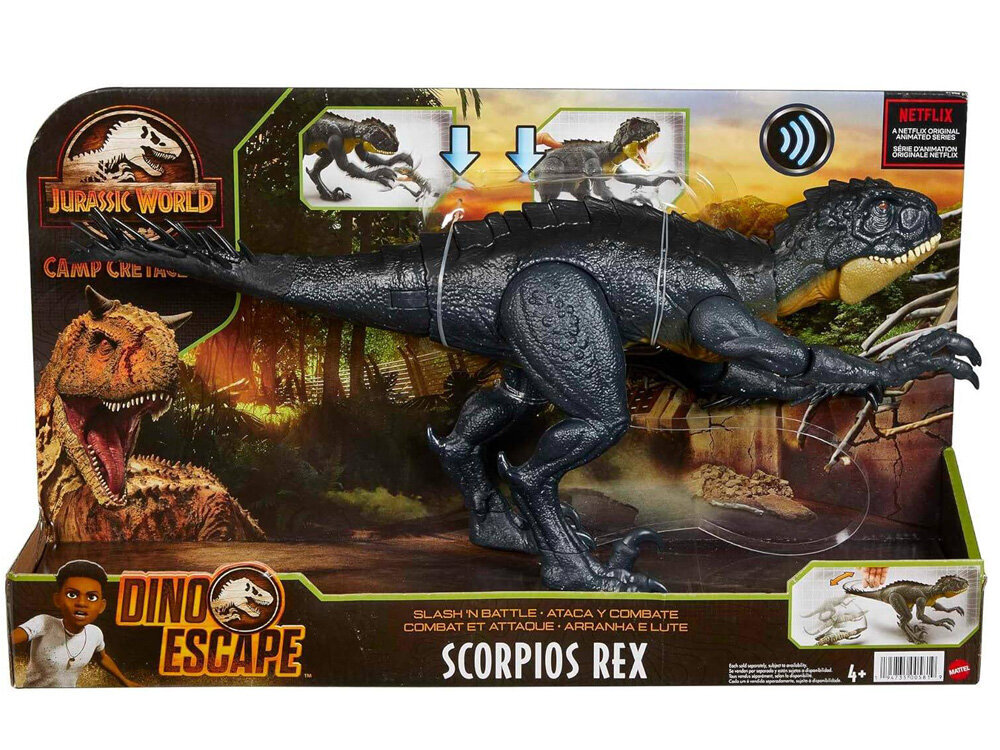 Interaktiivinen dinosaurus Scorpios Rex, Mattel hinta ja tiedot | Poikien lelut | hobbyhall.fi