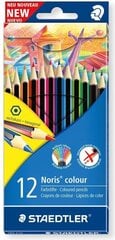 Lyijykynät 12 väriä Noris Colour, Wopex, Staedtler / 10 hinta ja tiedot | Taide- ja askartelutarvikkeet | hobbyhall.fi