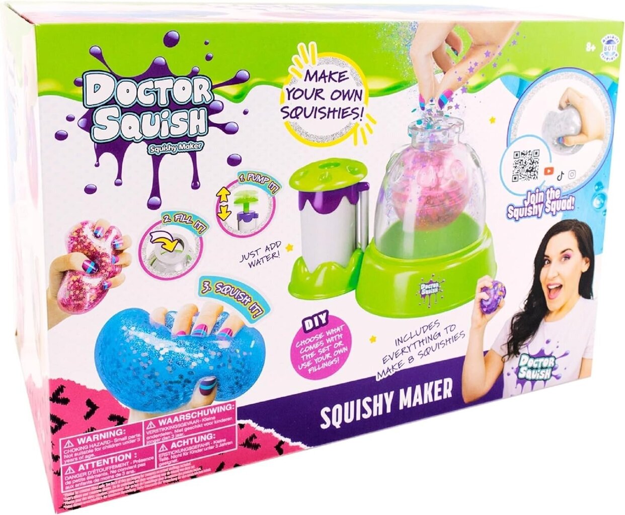 Doctor Squish´s Original Squishy Maker -valmistuspakkaus hinta ja tiedot | Kehittävät lelut | hobbyhall.fi