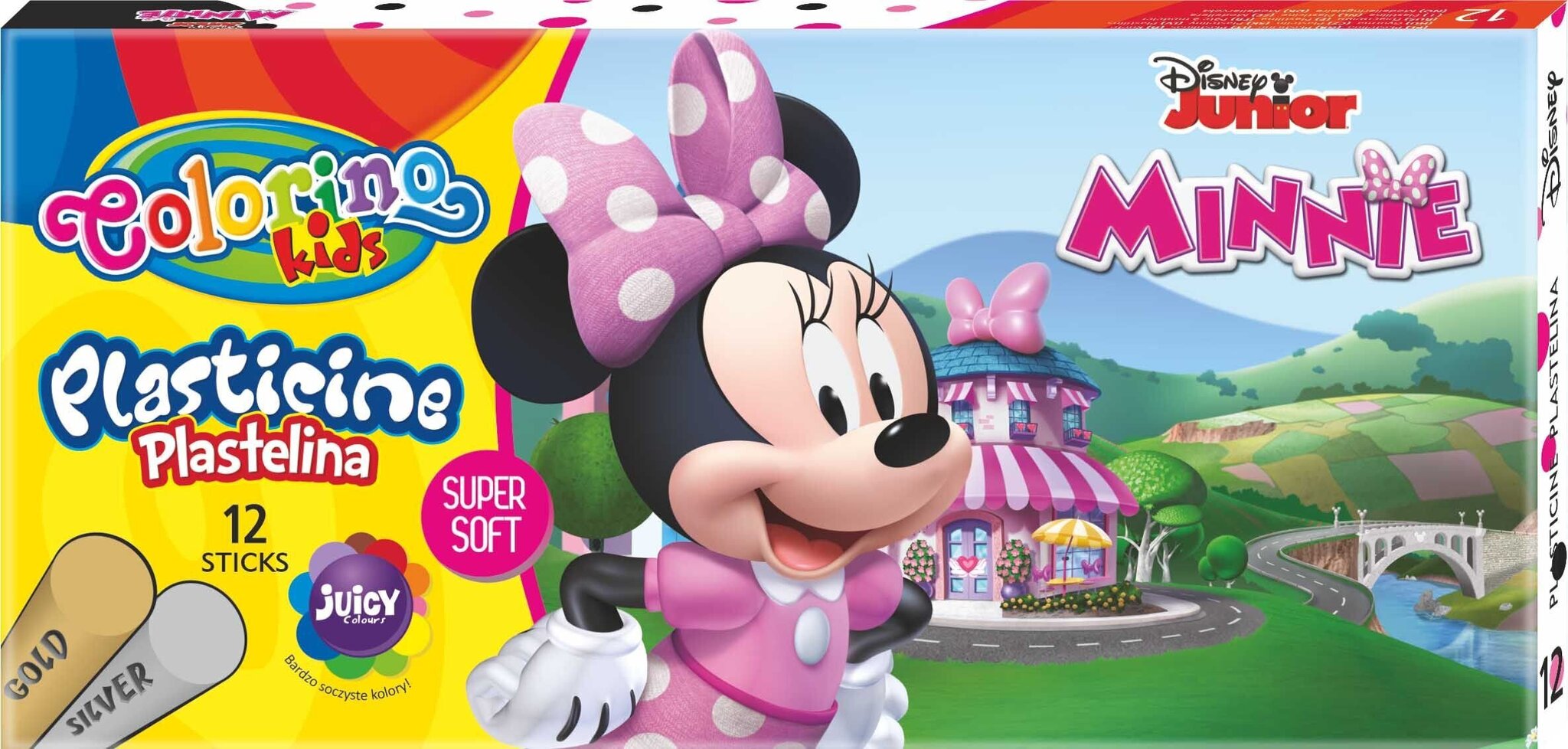 Muovailuvaha Colorino Disney Junior Minnie, 12 väriä (hopea ja kulta) hinta ja tiedot | Taide- ja askartelutarvikkeet | hobbyhall.fi