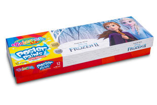 Guasivärit Colorino Disney Frozen II, 12 väriä, 20 ml (hopea ja kutu) hinta ja tiedot | Taide- ja askartelutarvikkeet | hobbyhall.fi