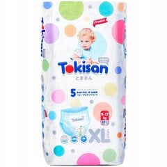 Japanilaiset housuvaipat Tokisan Premium Pants XL, koko 5, 9-17 kg, 40 kpl hinta ja tiedot | Vaipat | hobbyhall.fi