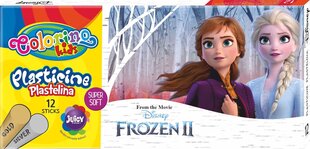 Muovailuvaha Colorino Disney Frozen II, 12 väriä (hopea ja kulta) hinta ja tiedot | Taide- ja askartelutarvikkeet | hobbyhall.fi