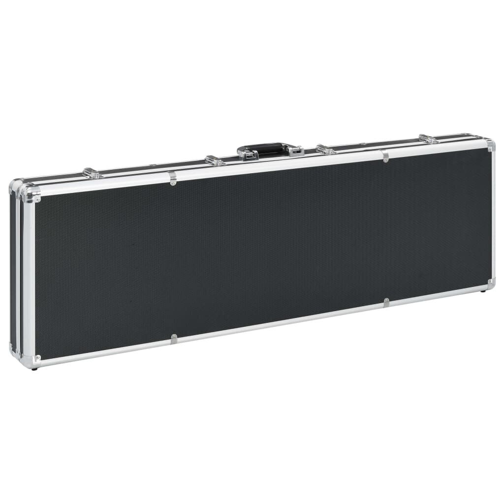 vidaXL Asekotelo musta 118x38x12 cm alumiini hinta ja tiedot | Metsästystarvikkeet | hobbyhall.fi