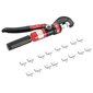 vidaXL Hydrauliset puristuspihdit 4-6-8-10-16-25-35-70 mm² hinta ja tiedot | Käsityökalut | hobbyhall.fi