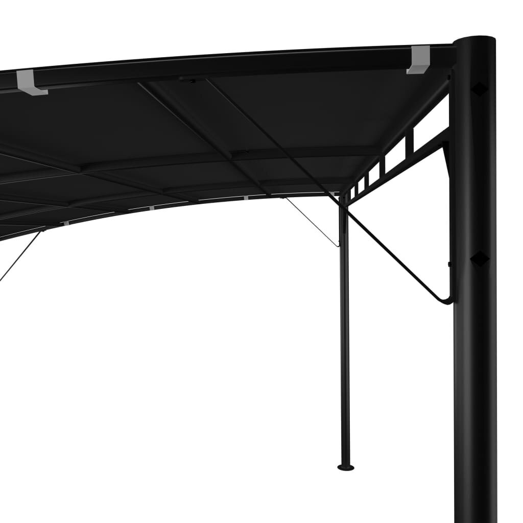 vidaXL Puutarhan aurinkokatos 4x3x2,55 m antrasiitti hinta ja tiedot | Aurinkovarjot ja markiisit | hobbyhall.fi