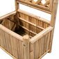 vidaXL Korotettu kukkalaatikko säleiköllä bambu 40 cm hinta ja tiedot | Kukkaruukut | hobbyhall.fi