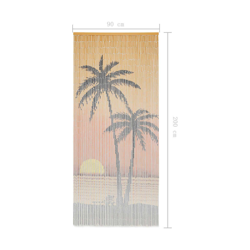 vidaXL Hyönteisverho oveen Bambu 90x200 cm hinta ja tiedot | Hyttysverkot | hobbyhall.fi