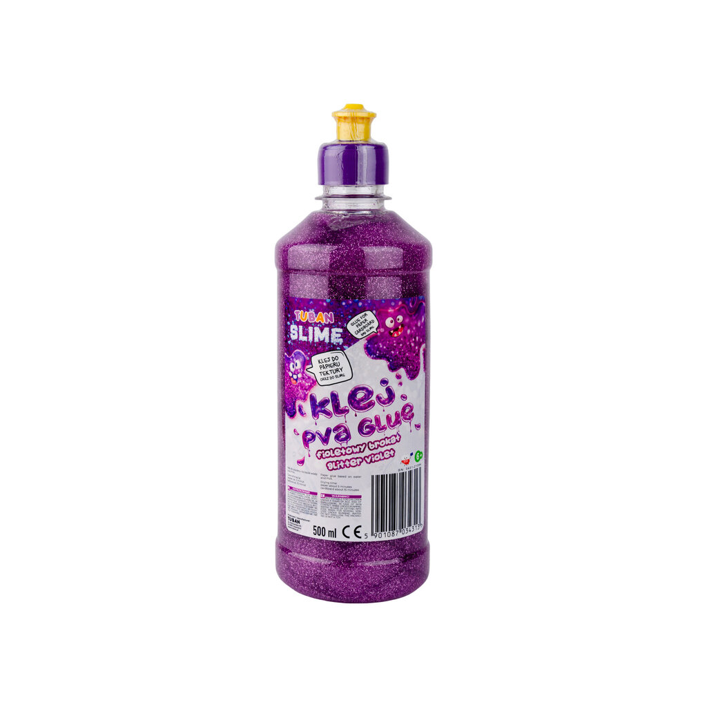 PVA-liima - hehkuva violetti - 500 ml, Tuban TU3431 hinta ja tiedot | Taide- ja askartelutarvikkeet | hobbyhall.fi