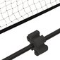 vidaXL Tennisverkko musta ja punainen 300x100x87 cm polyesteri hinta ja tiedot | Tennisvälineet | hobbyhall.fi