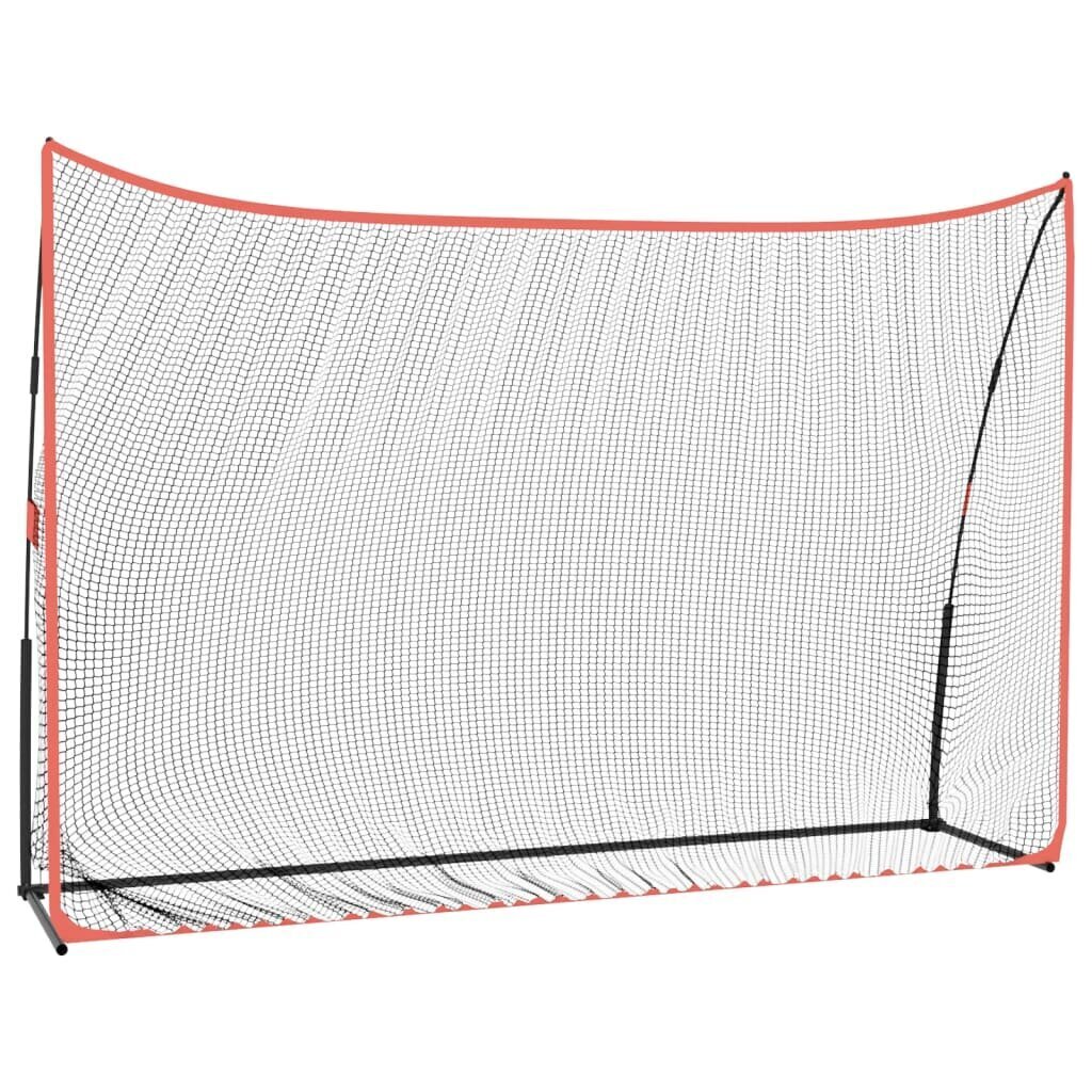 vidaXL Golf harjoitusverkko musta ja punainen 305x91x213 cm polyesteri hinta ja tiedot | Golf | hobbyhall.fi