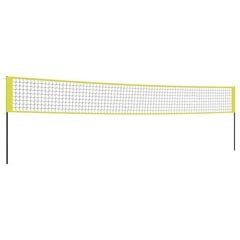 vidaXL Lentopalloverkko keltainen ja musta 823x244 cm PE-kangas hinta ja tiedot | Lentopalloverkot | hobbyhall.fi
